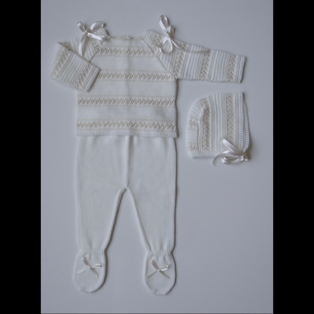 Baby Unisex knit set NEW
